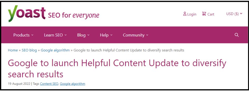Google Algorithm Alert! ‘Helpful Content Update’ may penalise your website SEO news 2 2 » May 8, 2025